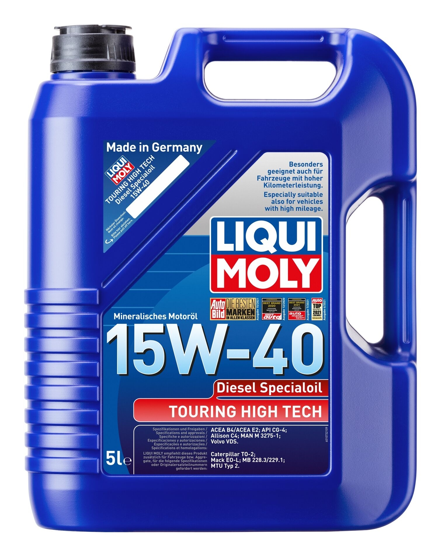 Liqui Moly 1x LM1073 5l Touring High Tech Diesel Specialoil 15W-40