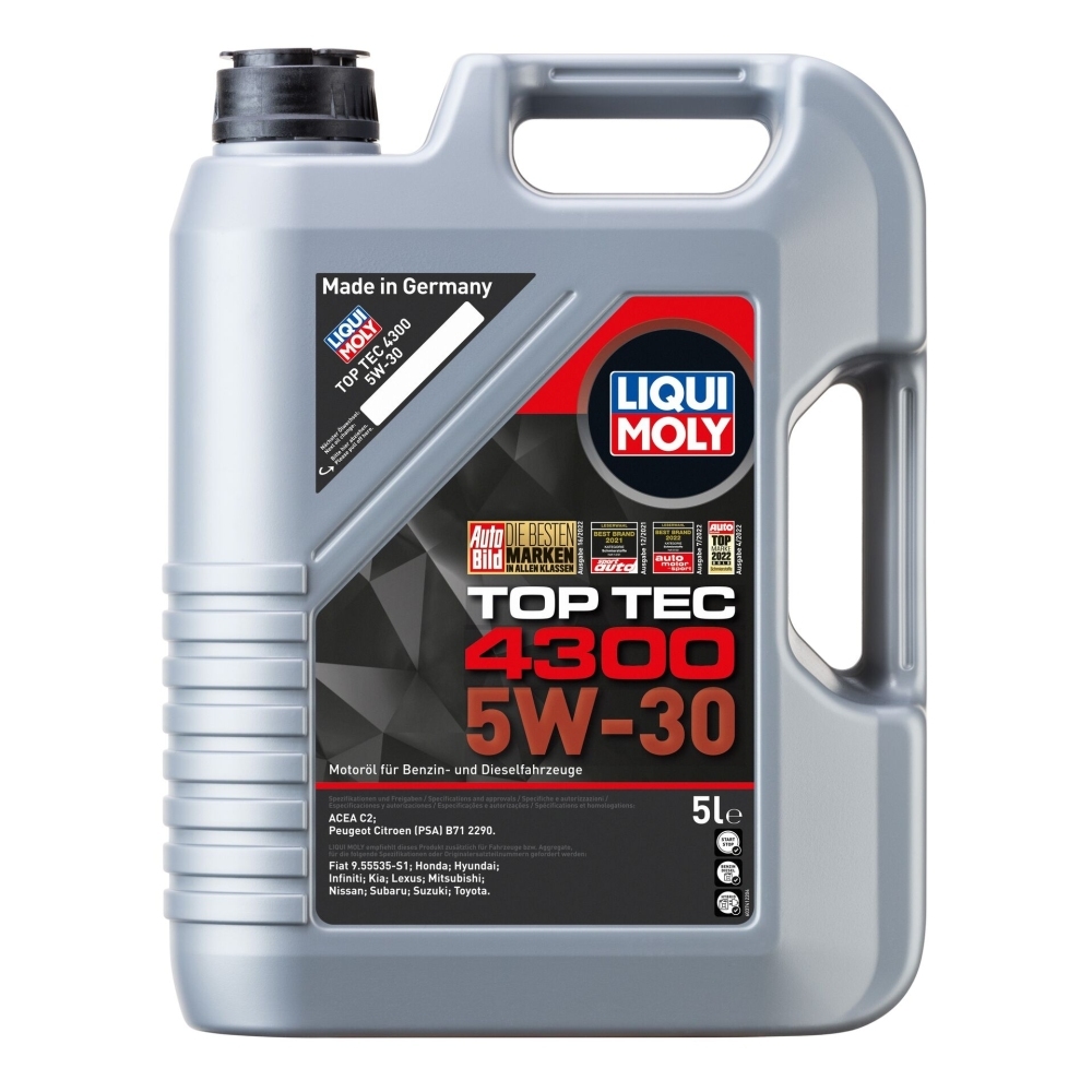 Liqui Moly 1x LM3741 5l Top Tec 4300 5W-30 Leichtlauf Motoröl