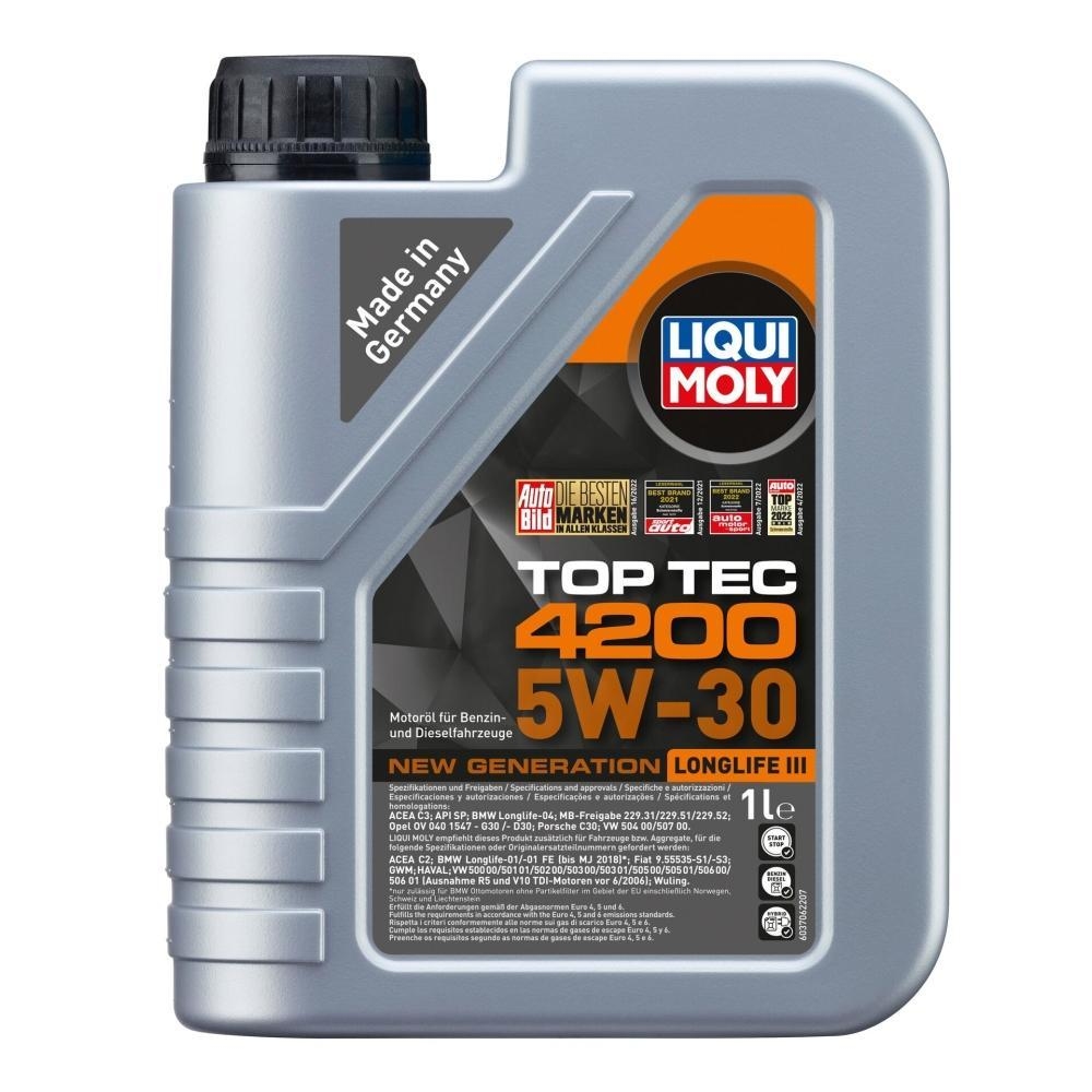 Liqui Moly 1x LM3706 1l Motorenöl Top Tec 4200 5W-30