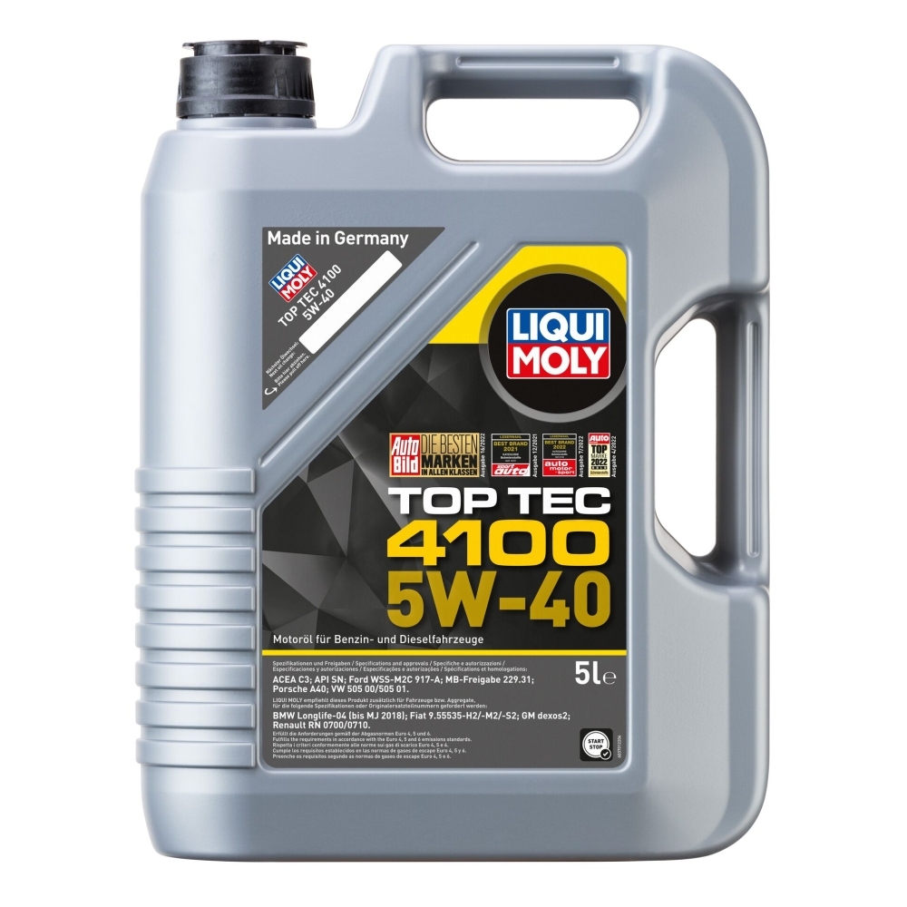 Liqui Moly 1x LM3701 5l Top Tec 4100 5W-40 Leichtlauf Motor-Öl