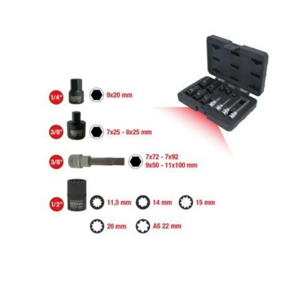 Steckschlüsseleinsatz, Bremssattel KS TOOLS 150.2400 für