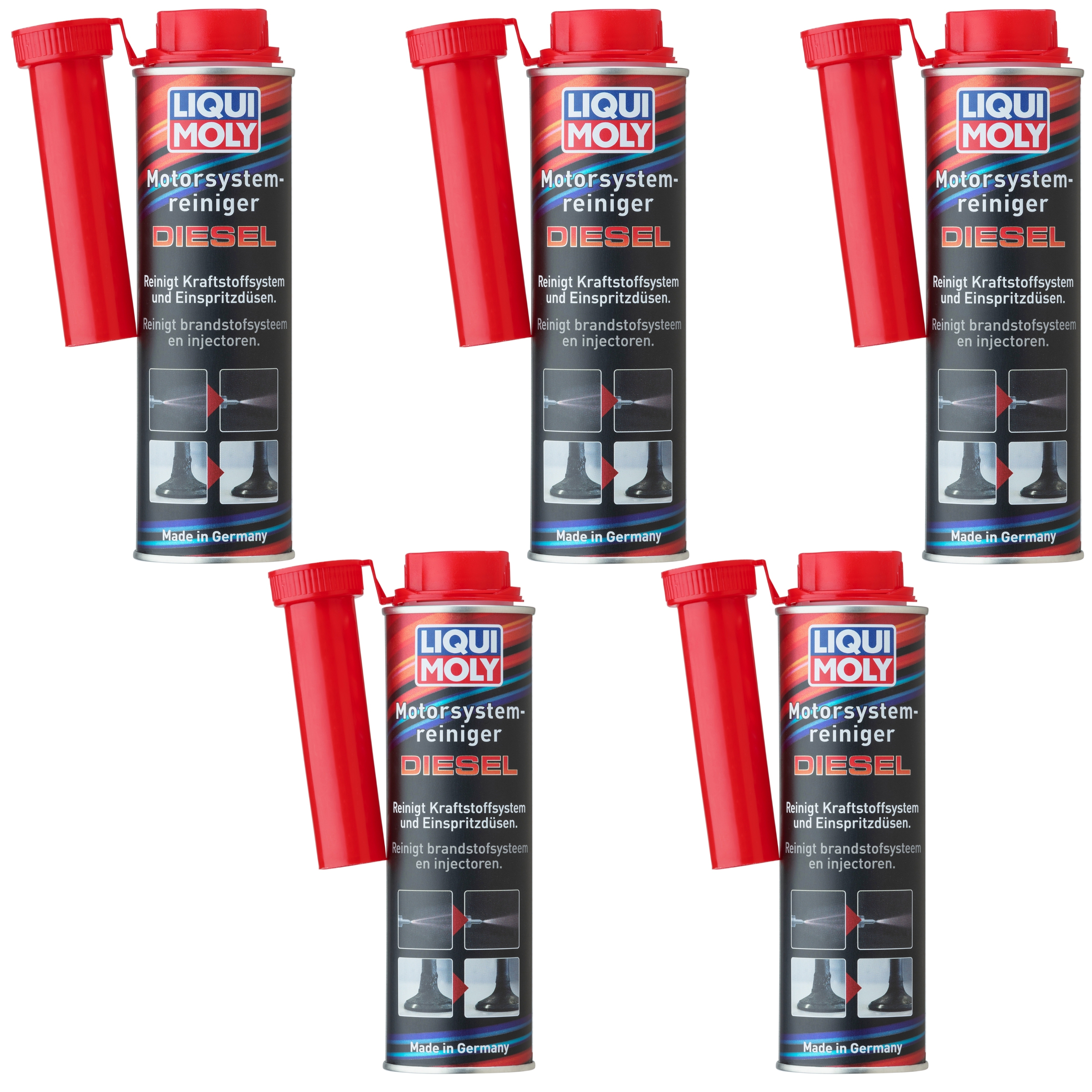 Liqui Moly 5x LM49050 300ml Motor System Reiniger Diesel 5128