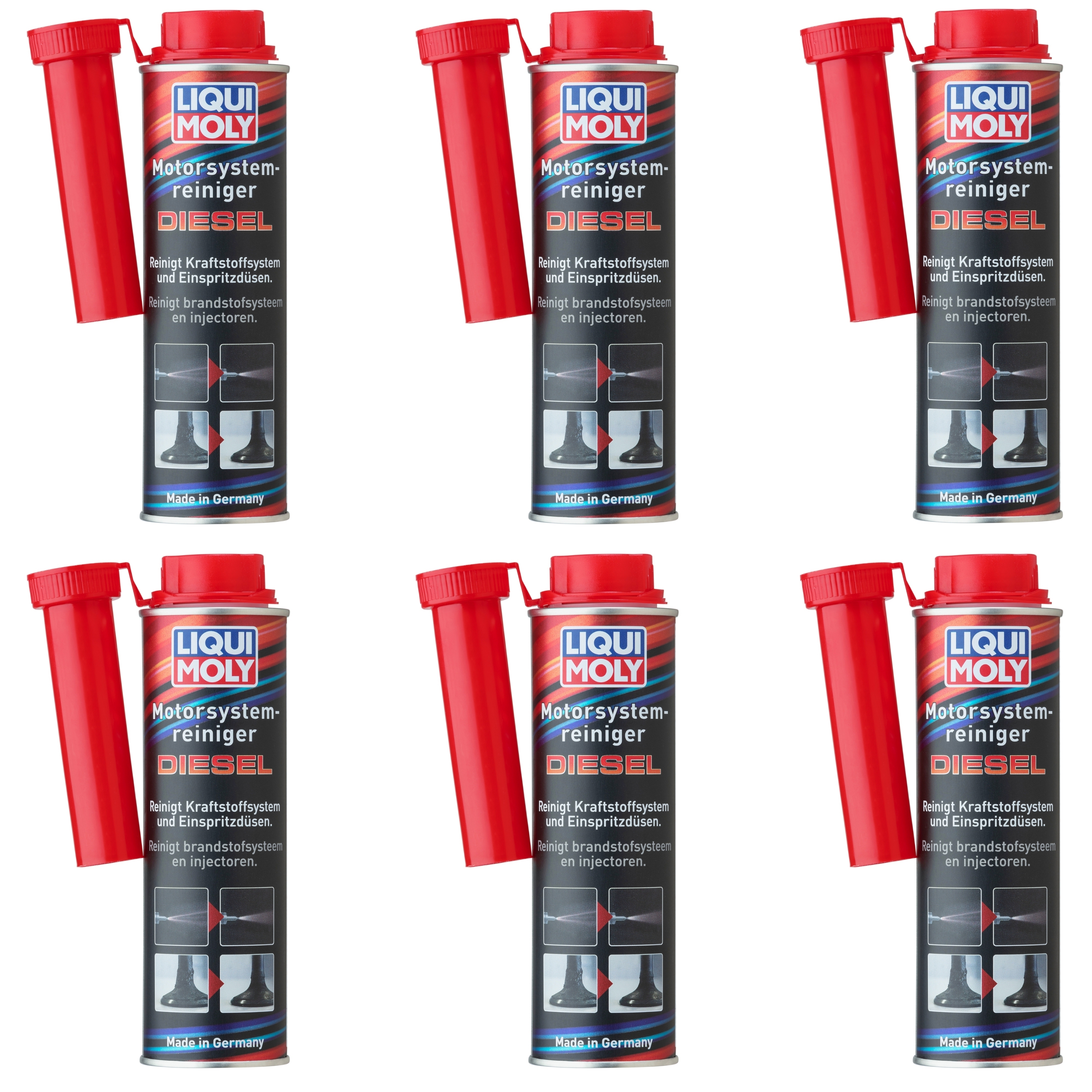 Liqui Moly 6x LM49051 300ml Motor System Reiniger Diesel 5128