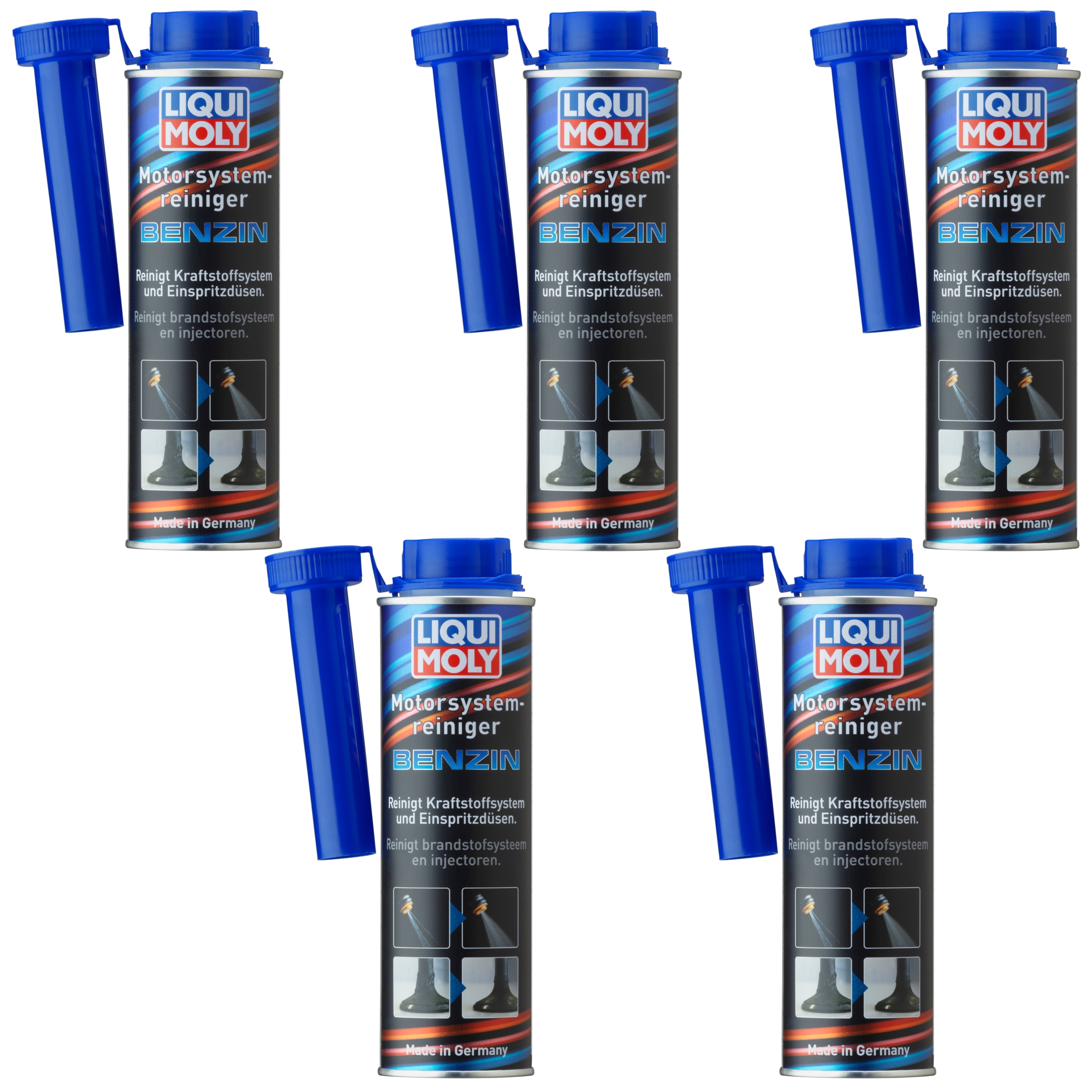 Liqui Moly 5x LM49055 300ml Motor System Reiniger Benzin 5129