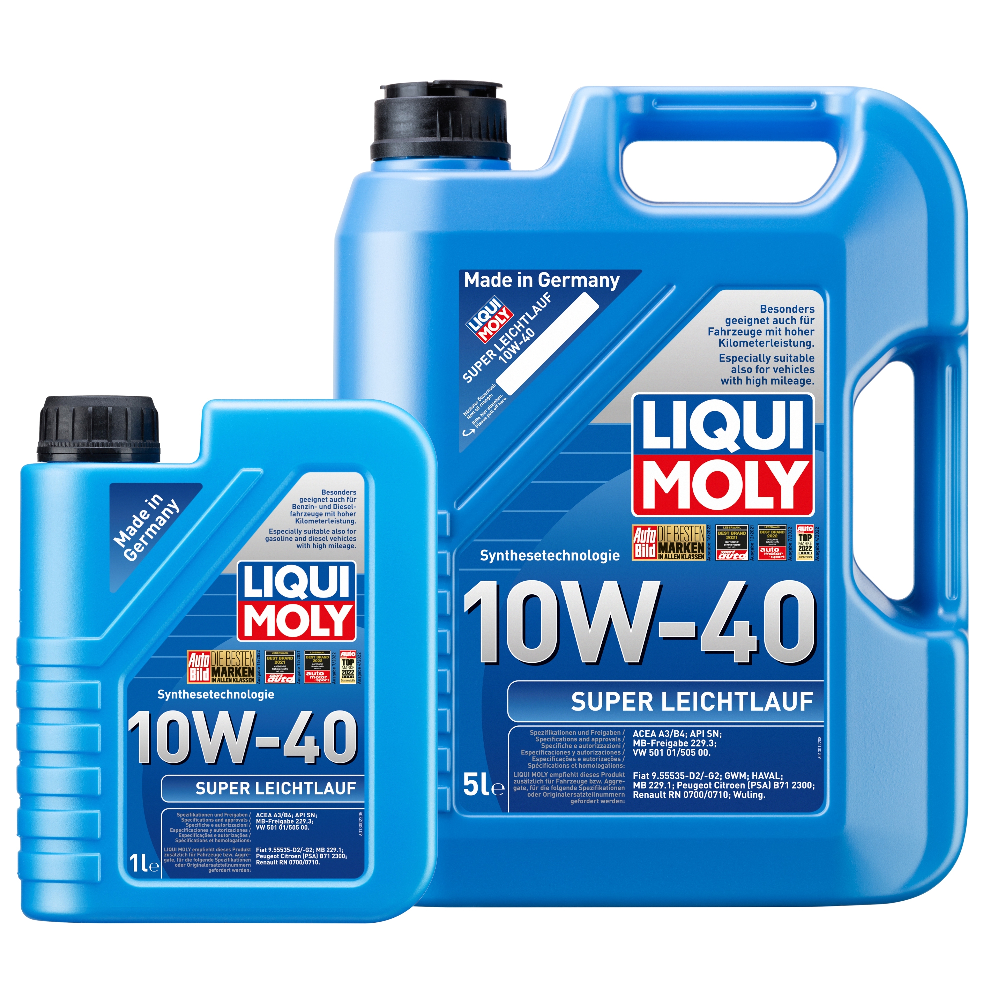 Liqui Moly 1x LM491026l Super Leichtlauf 10 W-40 - 5l+1L (1301+1300)