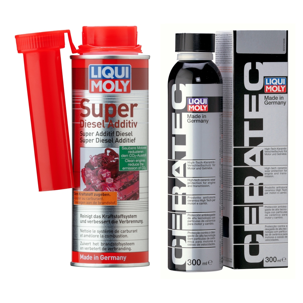 Liqui Moly 1x LM49108 250ml Diesel Addtiv Paket Super Diesel Additiv Cera Tec 3721+5120