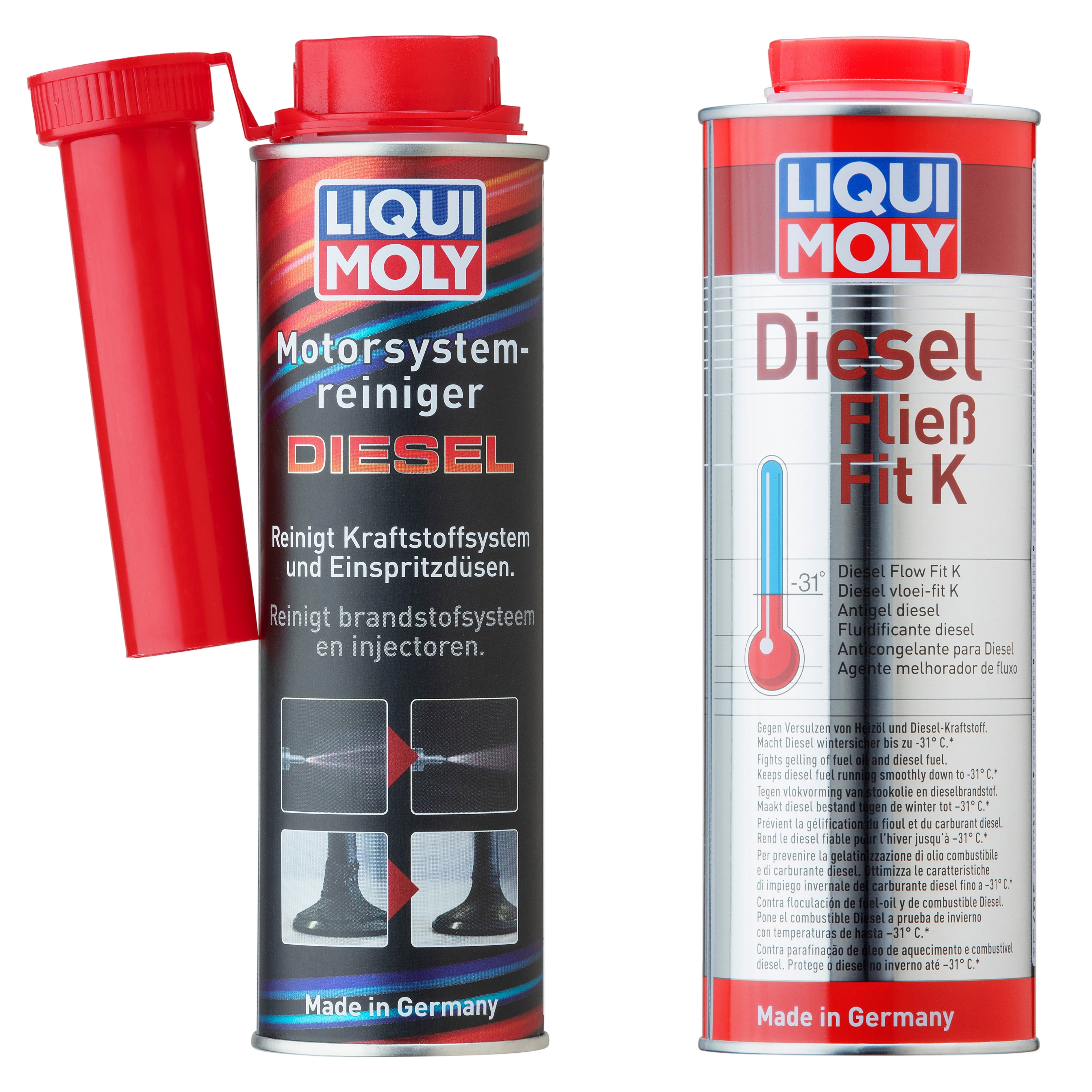 Liqui Moly 1x LM49159 300ml Diesel-Winterpaket Motor System Reiniger Diesel + Diesel Fließ Fit K 5128, 5131