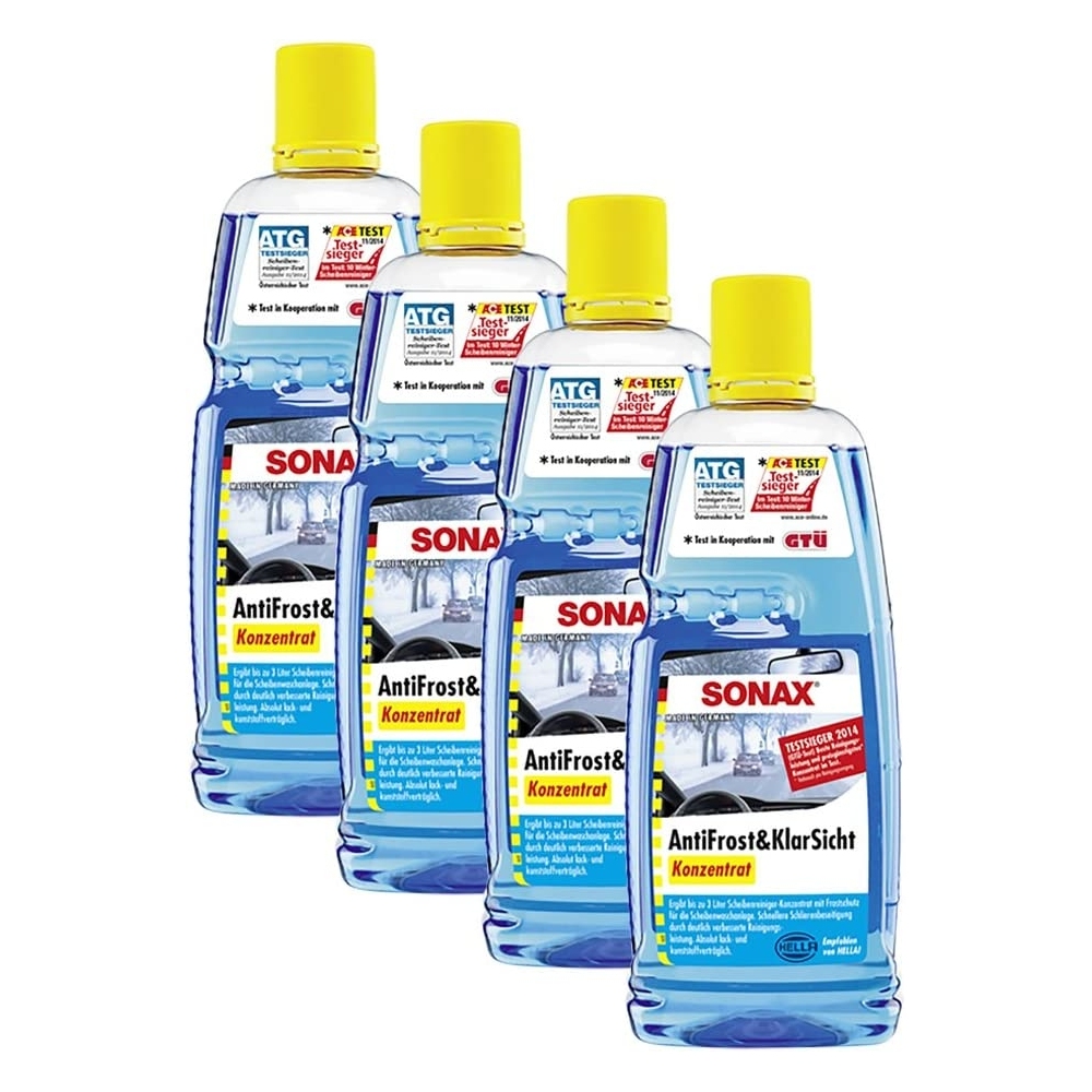 SONAX 03323000 Antifrost Klarsicht Konzentrat 4x1l