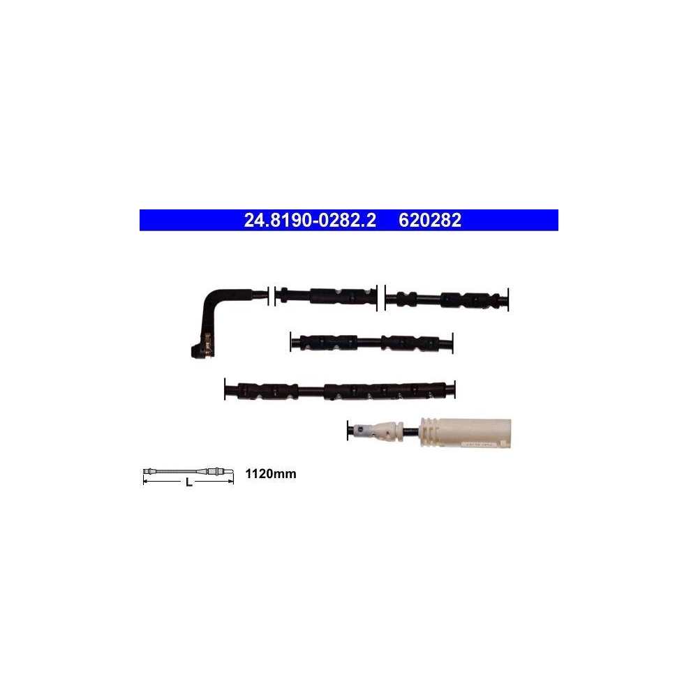 Warnkontakt, Bremsbelagverschleiß ATE 24.8190-0282.2 für BMW, Hinterachse