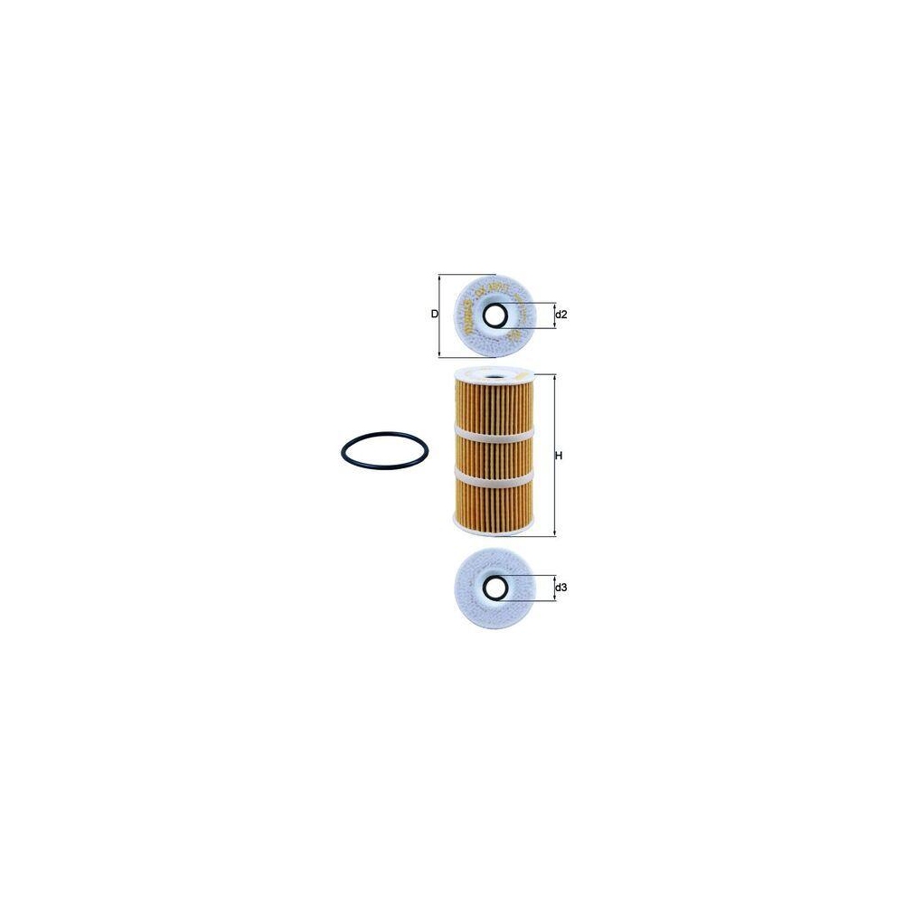 Ölfilter KNECHT OX 389/1D für FIAT GMC MERCEDES-BENZ NISSAN OPEL RENAULT