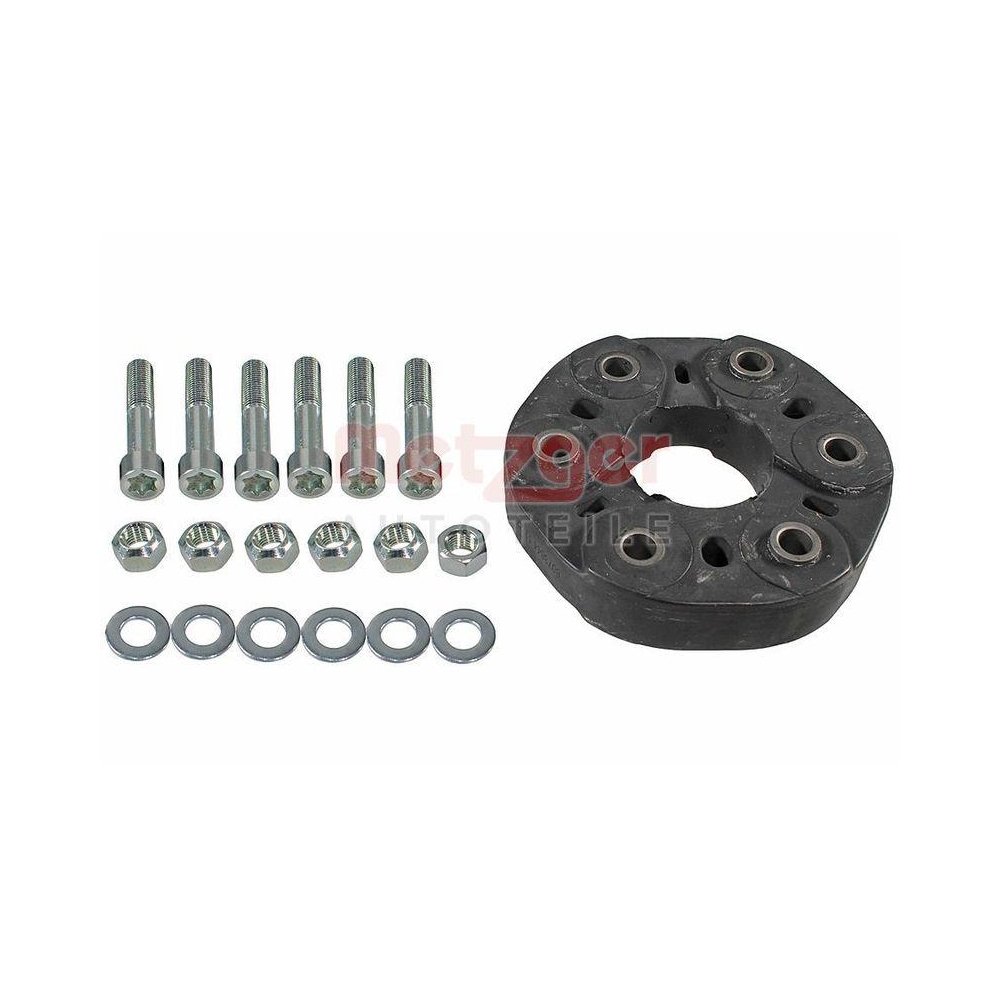 Gelenk, Längswelle METZGER 8073644 KIT + GREENPARTS für MERCEDES-BENZ, hinten