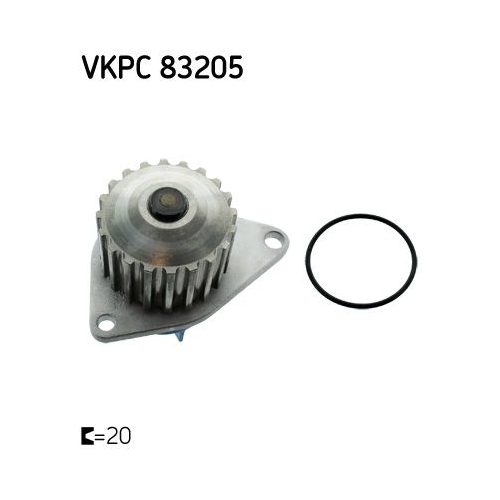 Wasserpumpe, Motorkühlung SKF VKPC 83205 für CITROËN PEUGEOT ROVER