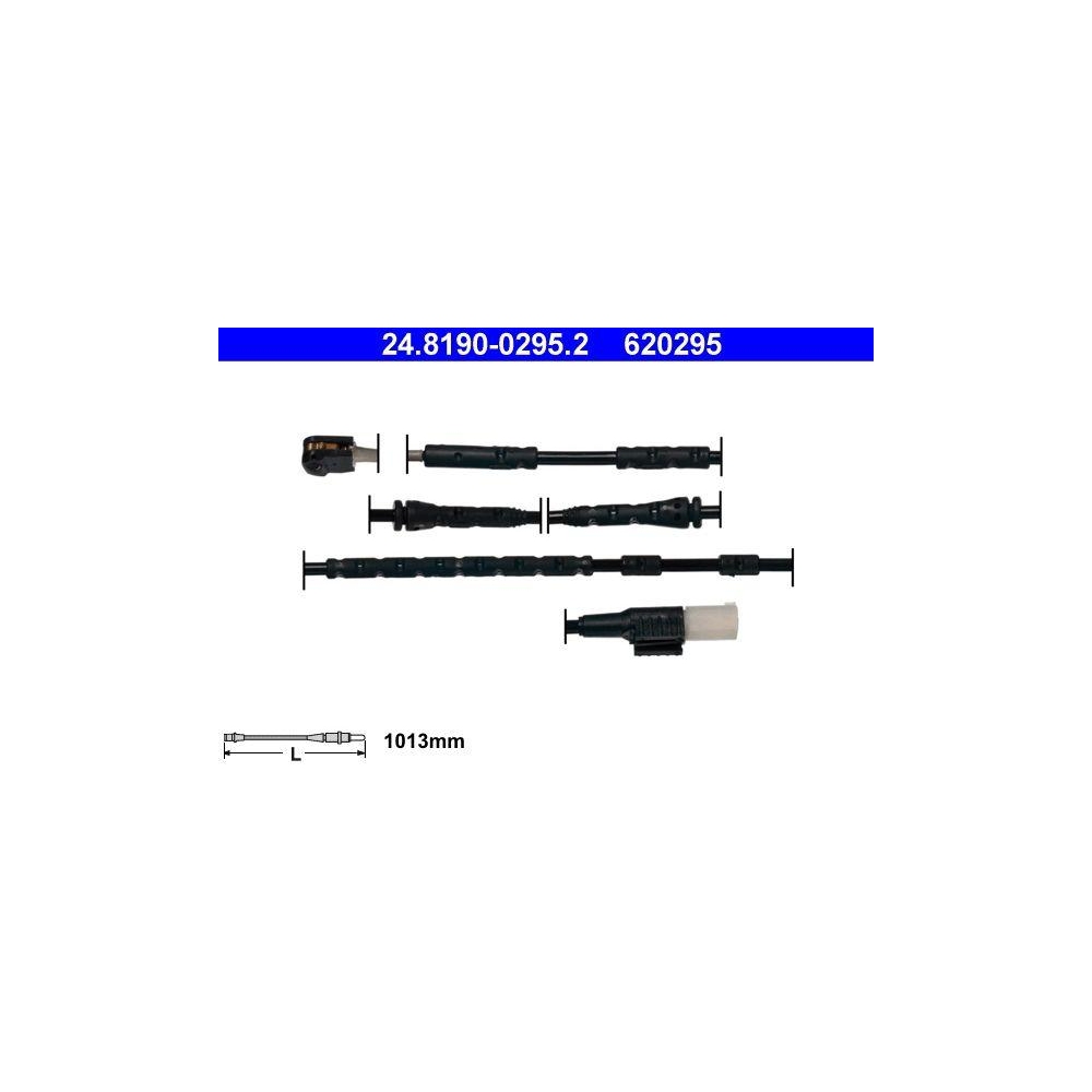 Warnkontakt, Bremsbelagverschleiß ATE 24.8190-0295.2 für BMW, Vorderachse