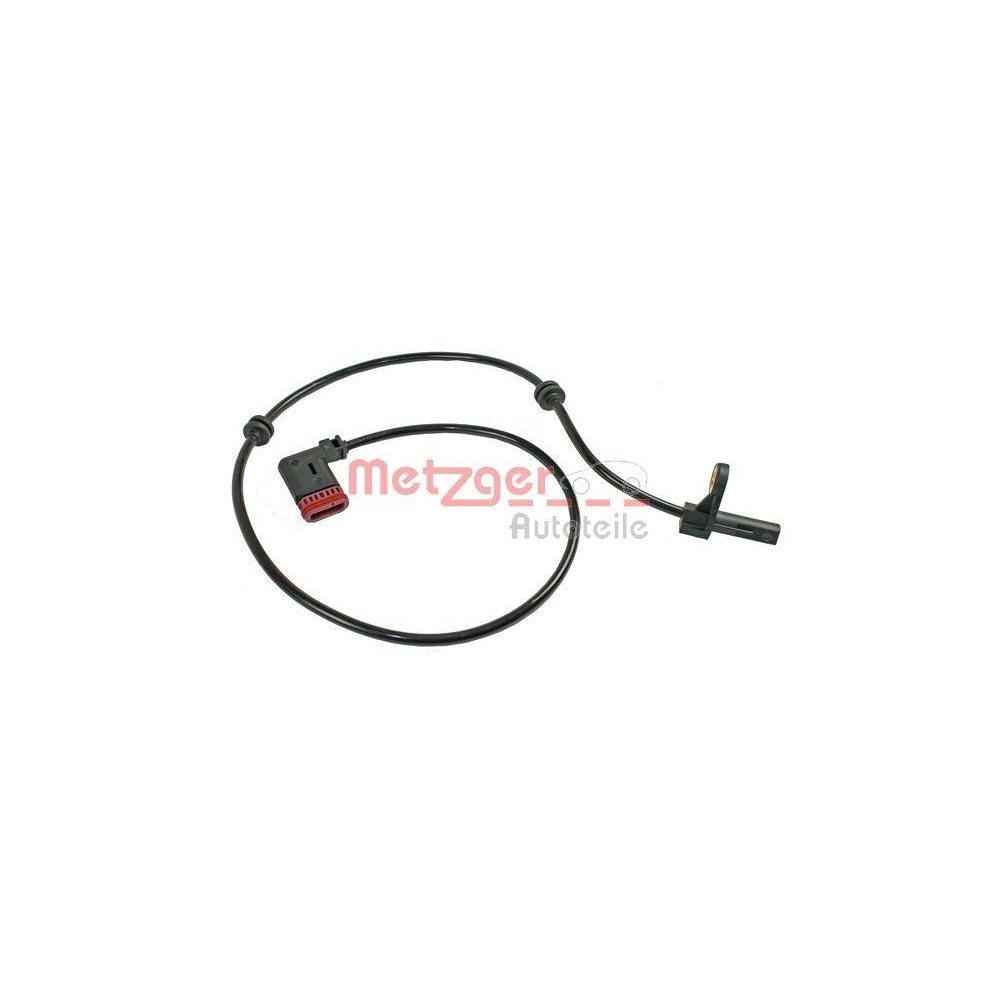 Sensor, Raddrehzahl METZGER 0900130 GREENPARTS für MERCEDES-BENZ, Hinterachse