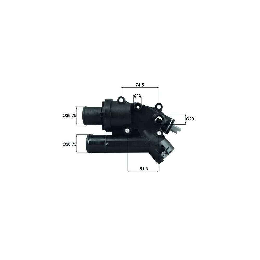 Thermostat, Kühlmittel MAHLE TH 46 83 für CITROËN FIAT FORD JAGUAR PEUGEOT