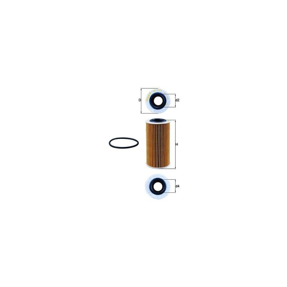 Ölfilter KNECHT OX 1076D für VAG