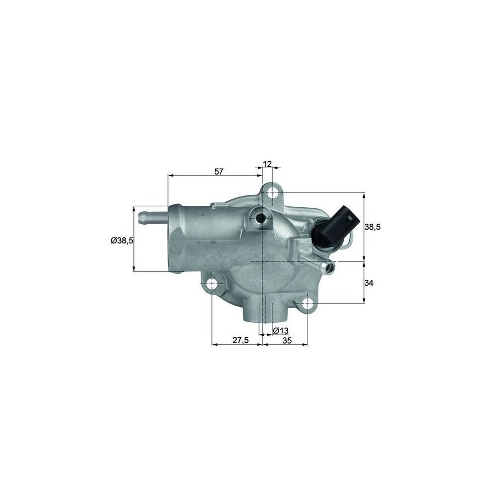 Thermostat, Kühlmittel MAHLE TH 13 92 für MERCEDES-BENZ