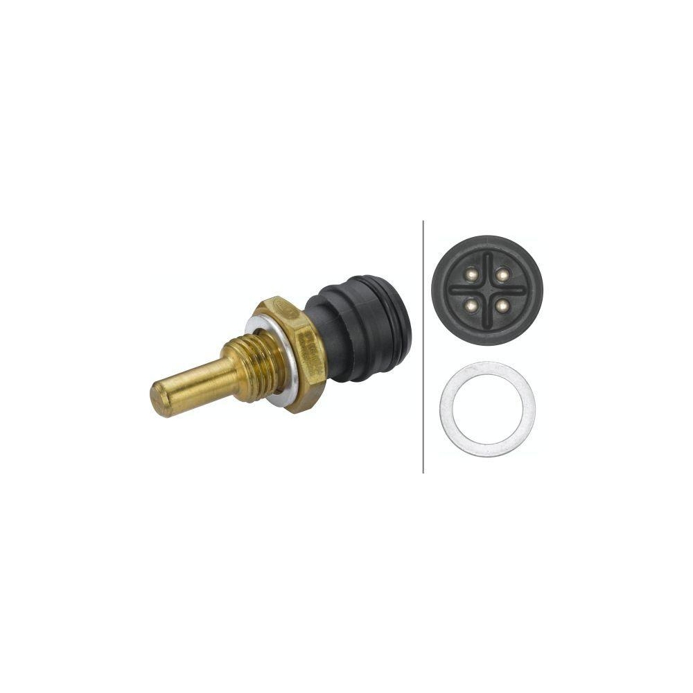 Sensor, Kühlmitteltemperatur HELLA 6PT 009 107-841 für EVOBUS