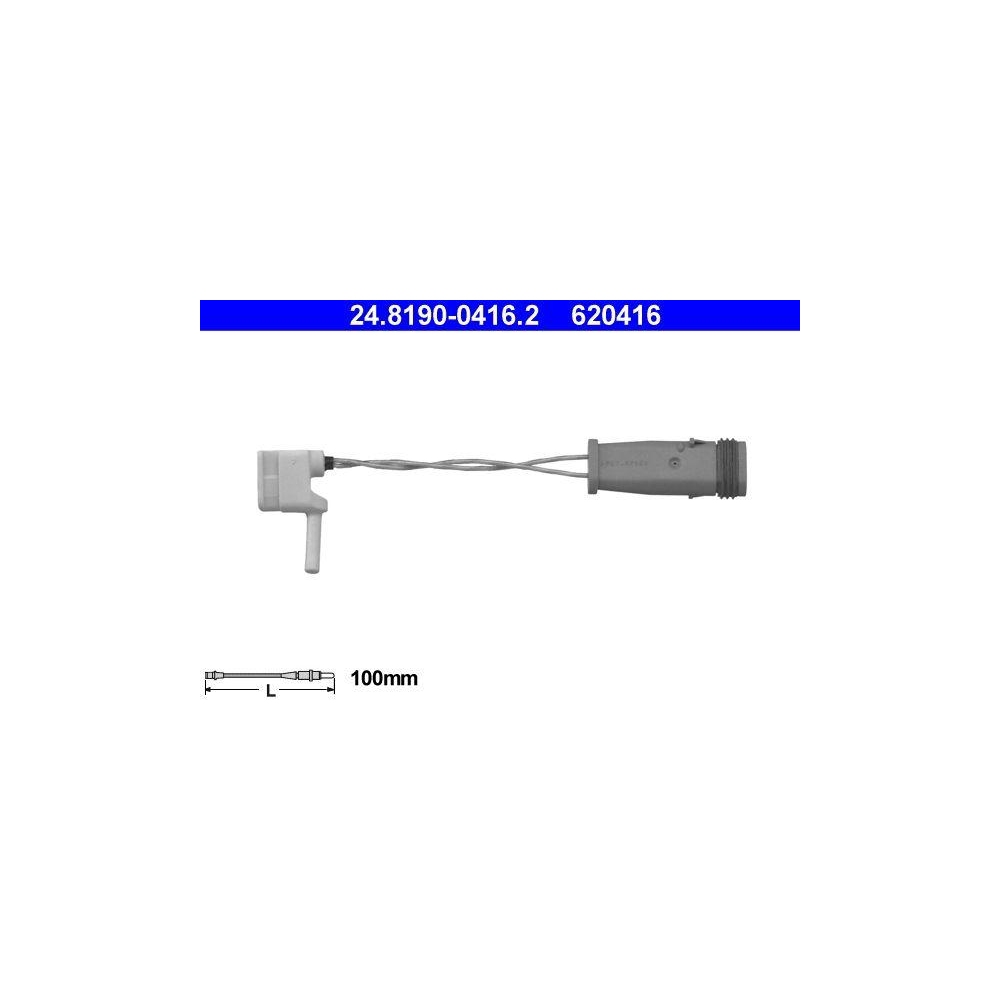 Warnkontakt, Bremsbelagverschleiß ATE 24.8190-0416.2 für MERCEDES-BENZ