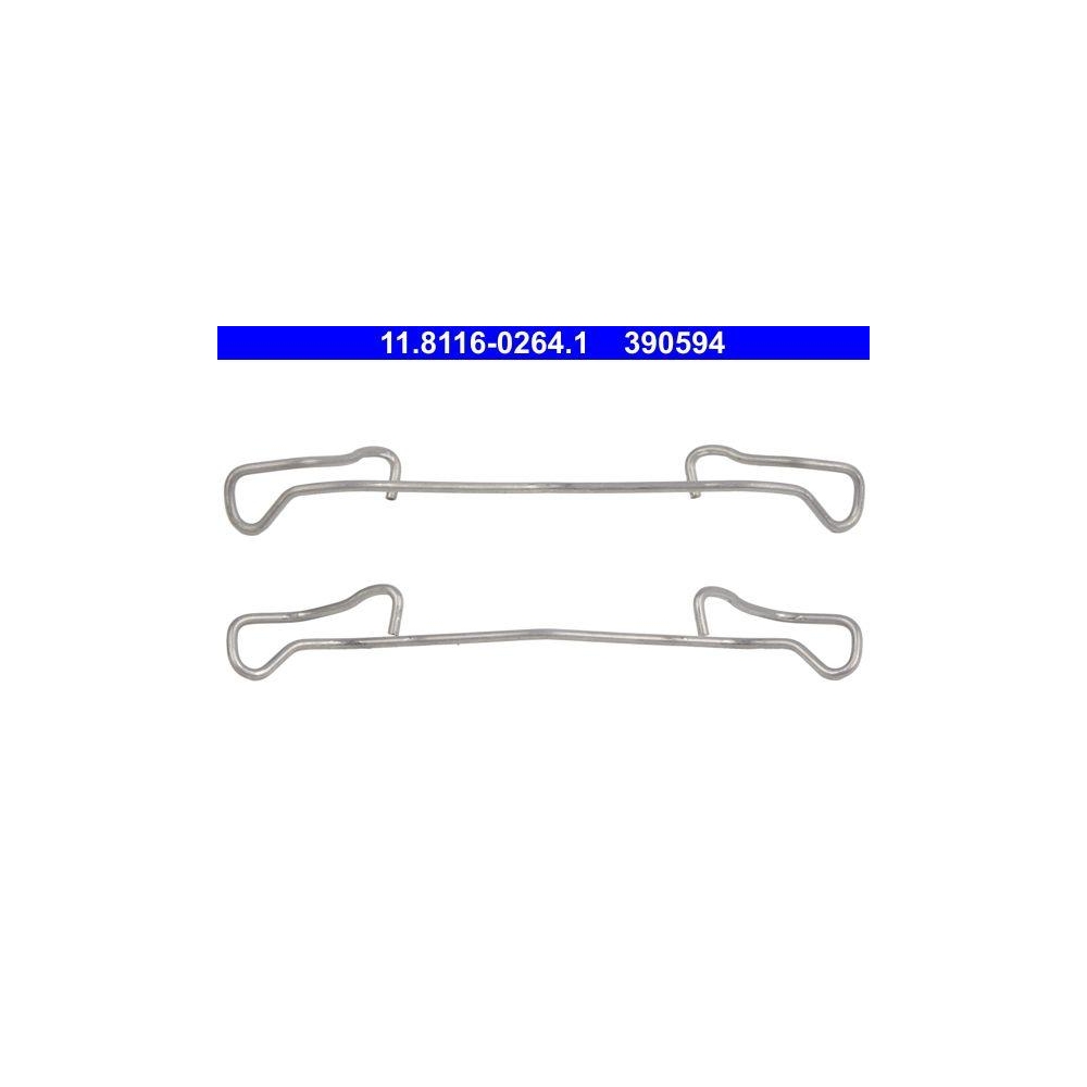 Feder, Bremssattel ATE 11.8116-0264.1 für CHRYSLER FIAT FORD OPEL RENAULT TOYOTA