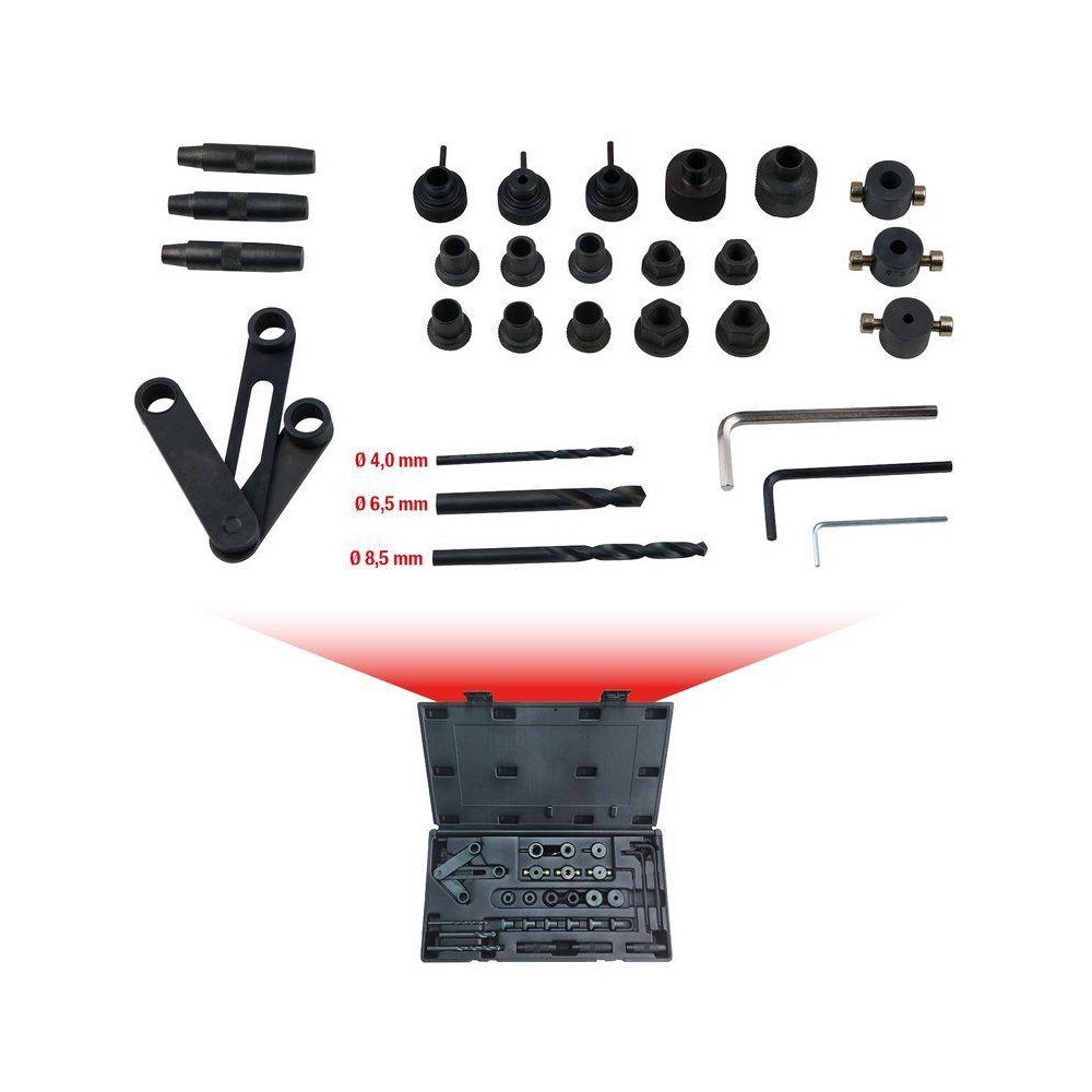 Bohrlehrensatz, Stehbolzen KS TOOLS 150.7040 für