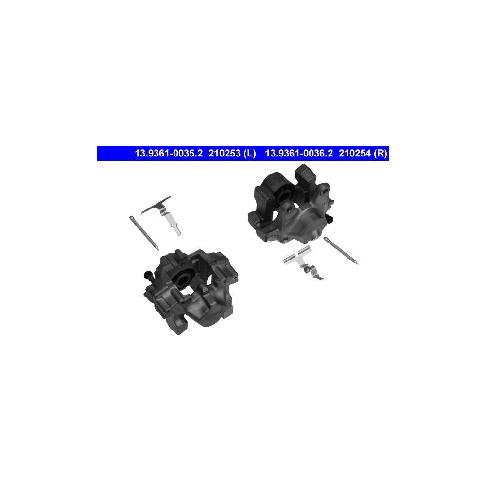 Bremssattel ATE 13.9361-0035.2 für MERCEDES-BENZ, Hinterachse links