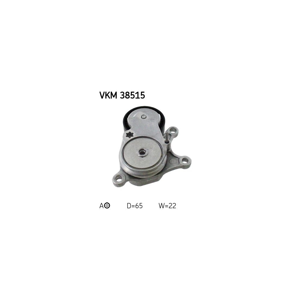 Spannrolle, Keilrippenriemen SKF VKM 38515 für MERCEDES-BENZ, mitte, rechts