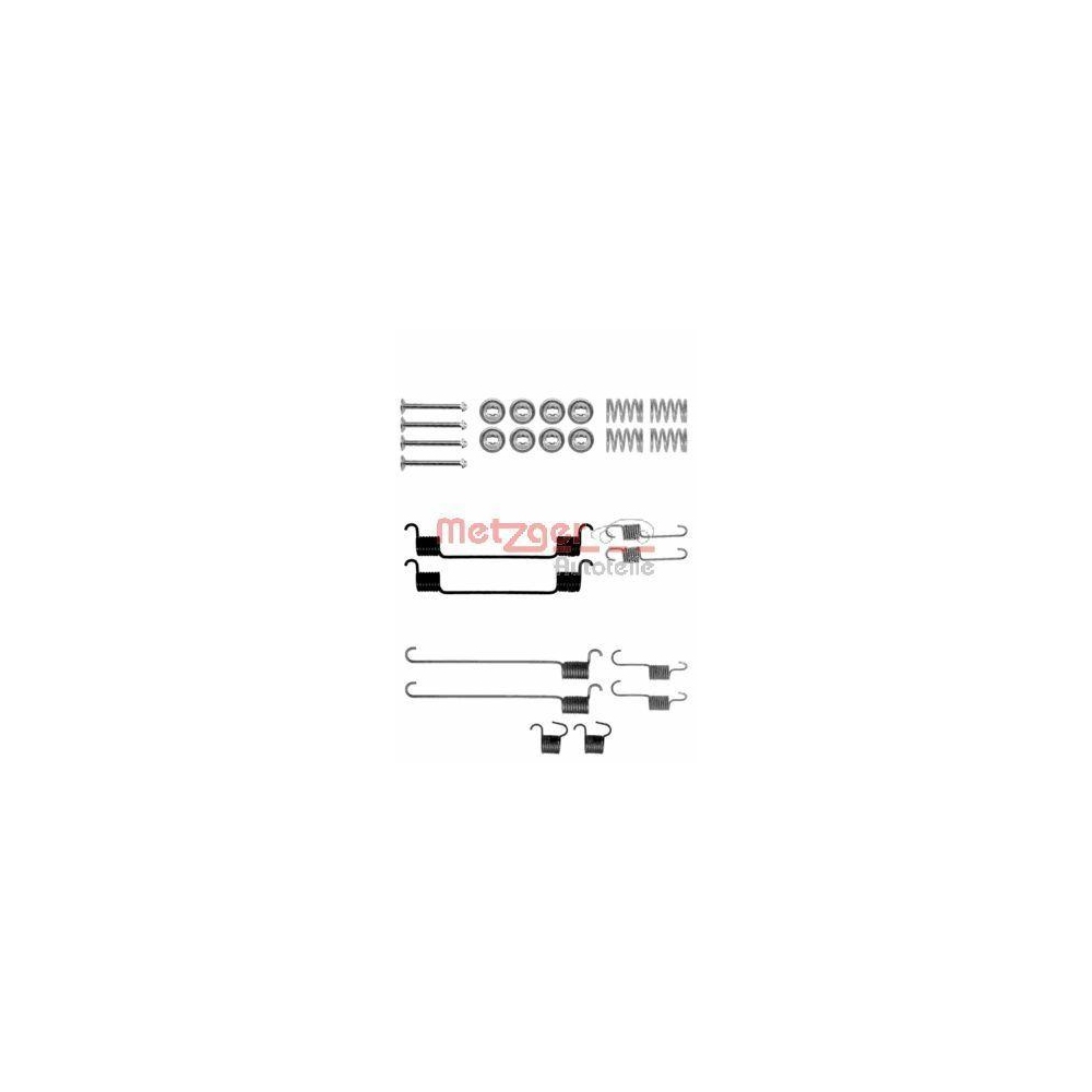 Zubeh&ouml;rsatz, Bremsbacken METZGER 105-0802 f&uuml;r, Hinterachse