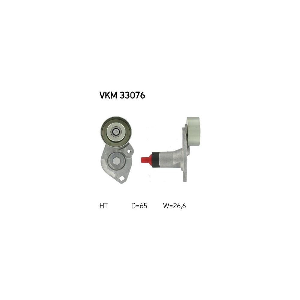 Spannrolle, Keilrippenriemen SKF VKM 33076 für CITROËN FIAT PEUGEOT RENAULT