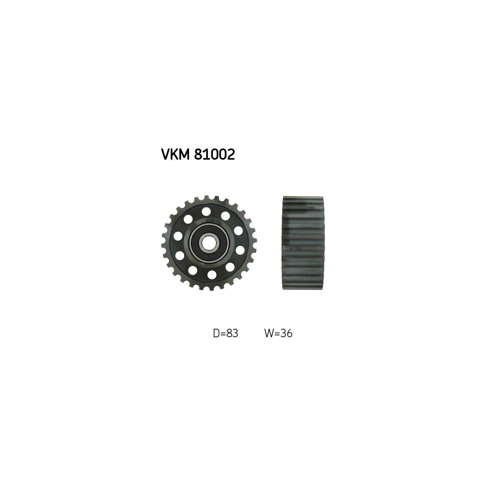 Umlenk-/Führungsrolle, Zahnriemen SKF VKM 81002 für TOYOTA VW