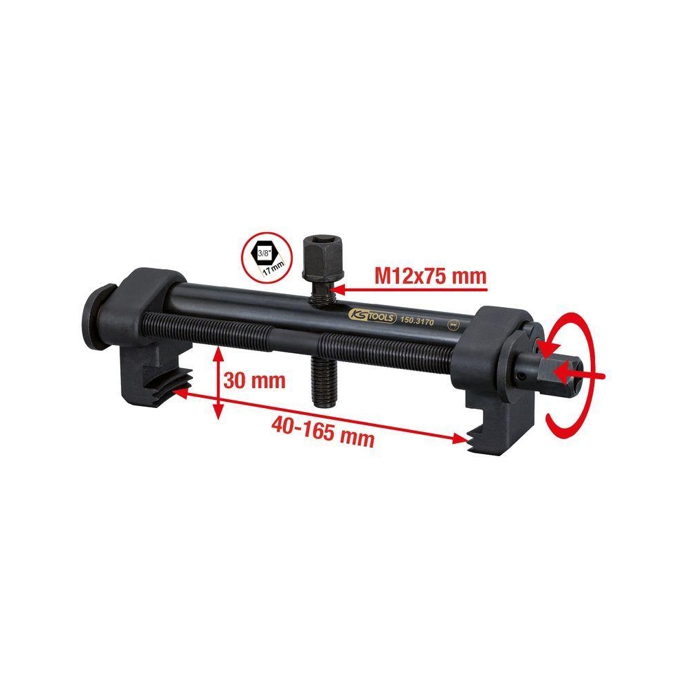 Abzieher, Riemenscheibe KS TOOLS 150.3170 für