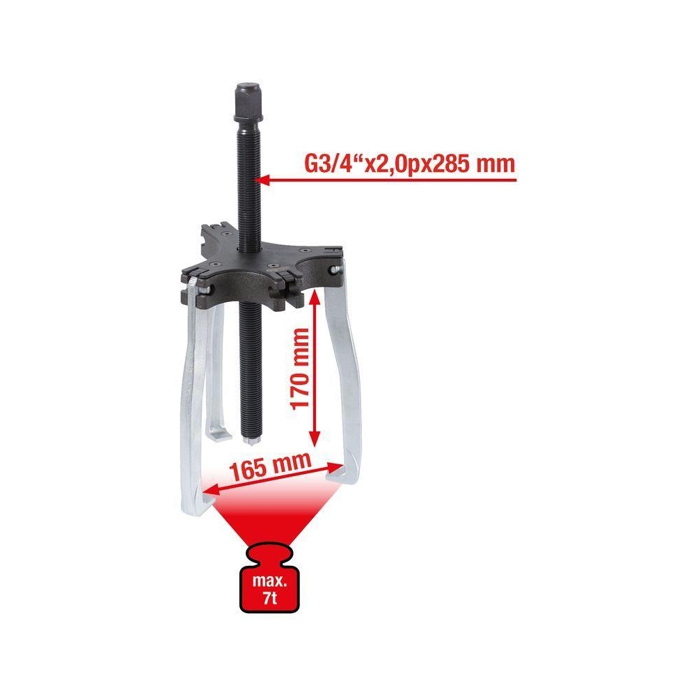 Innen-/Außenabzieher KS TOOLS 640.4205 für