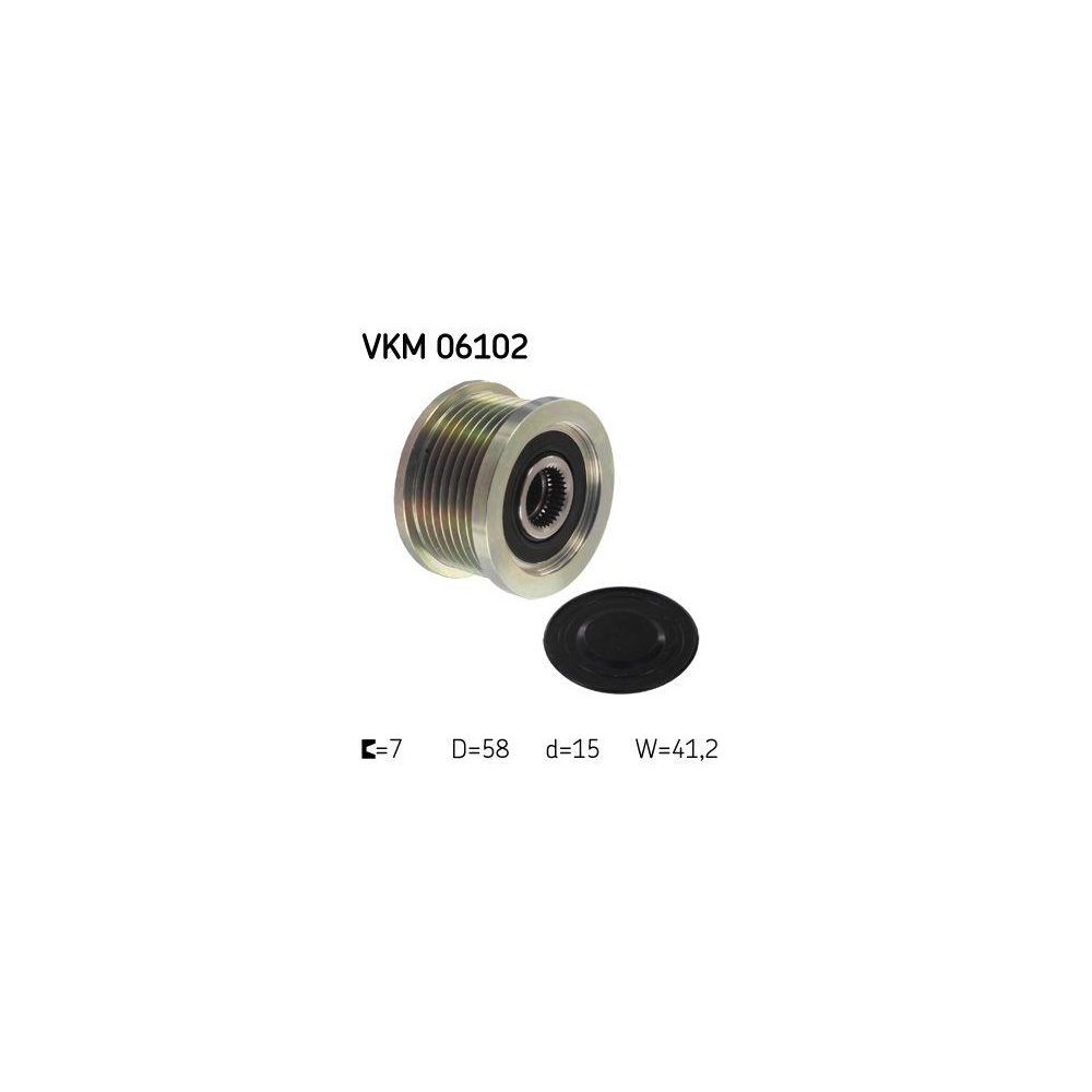 Generatorfreilauf SKF VKM 06102 für TOYOTA