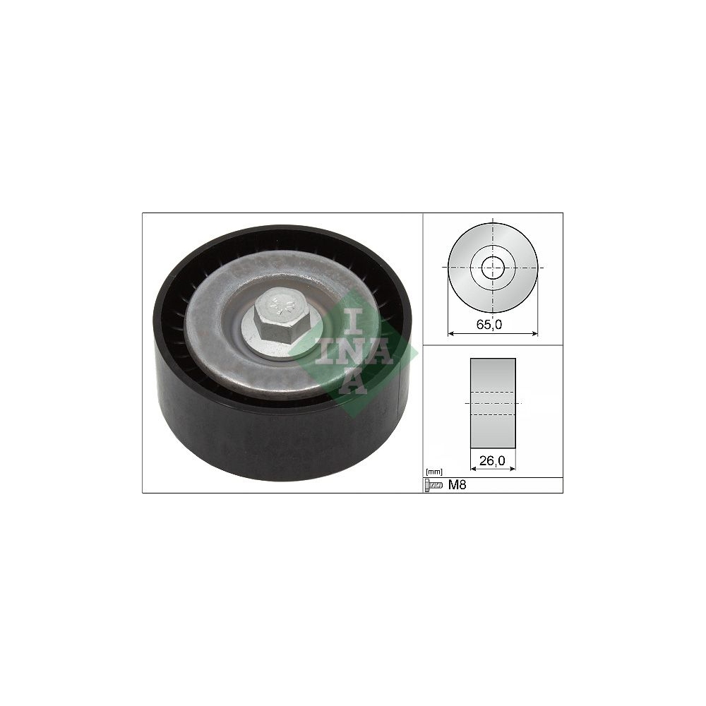 Umlenk-/Führungsrolle, Keilrippenriemen INA 532 0621 10 für OPEL VAUXHALL