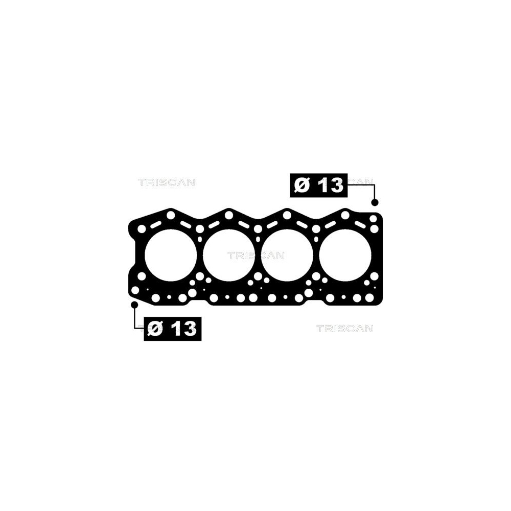 Dichtung, Zylinderkopf TRISCAN 501-2506 FIBERMAX für FIAT OPEL