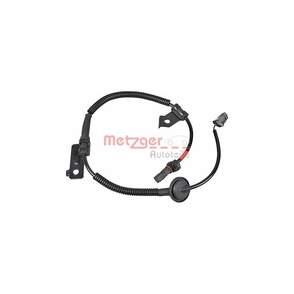 Sensor, Raddrehzahl METZGER 09001002 für HYUNDAI, Hinterachse rechts