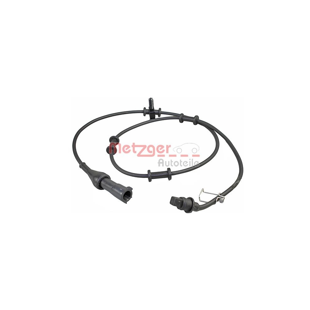 Sensor, Raddrehzahl METZGER 09001010 für JAGUAR, Vorderachse