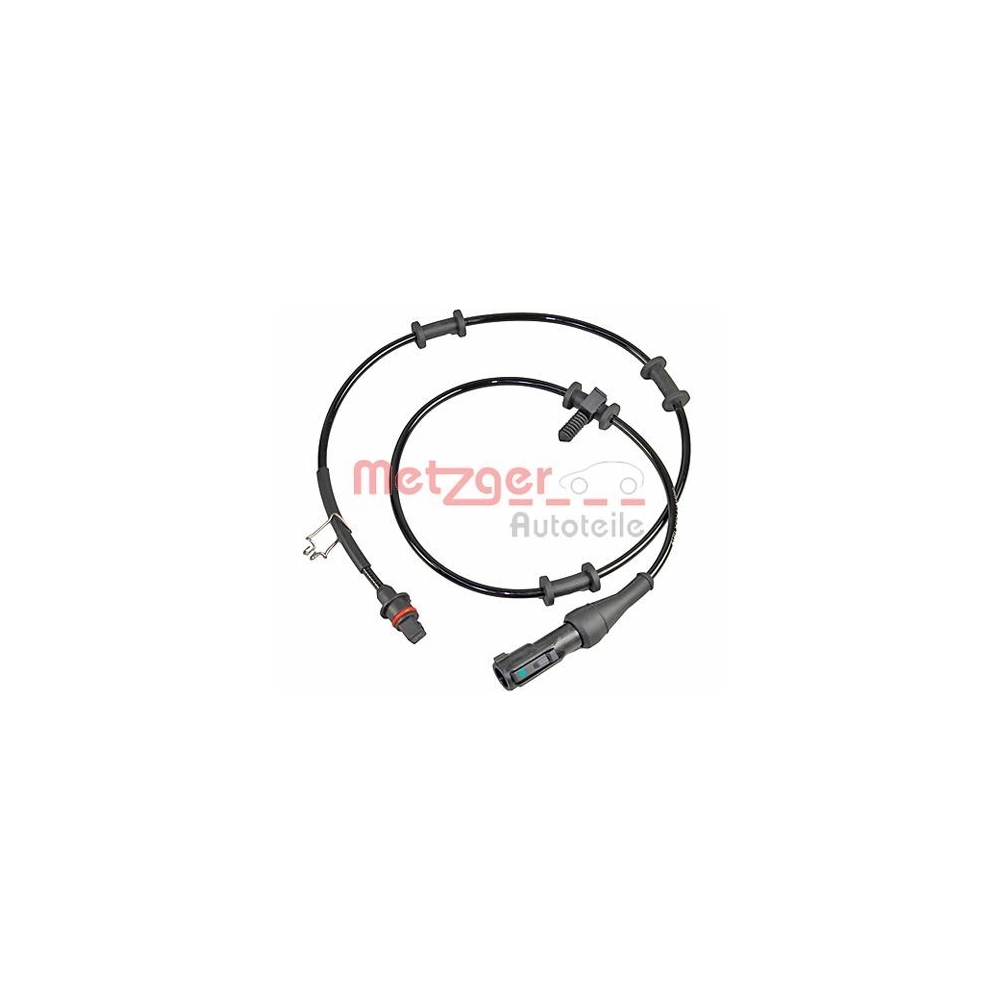 Sensor, Raddrehzahl METZGER 09001011 für JAGUAR, Vorderachse