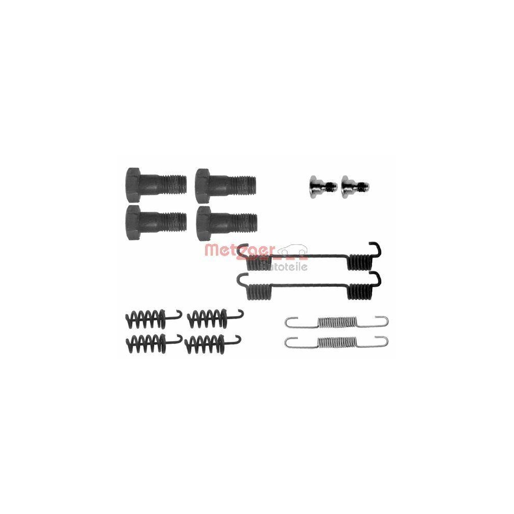 Zubehörsatz, Feststellbremsbacken METZGER 105-0867 GREENPARTS für, Hinterachse