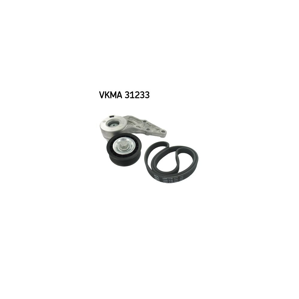 Keilrippenriemensatz SKF VKMA 31233 für AUDI FORD SEAT SKODA VW