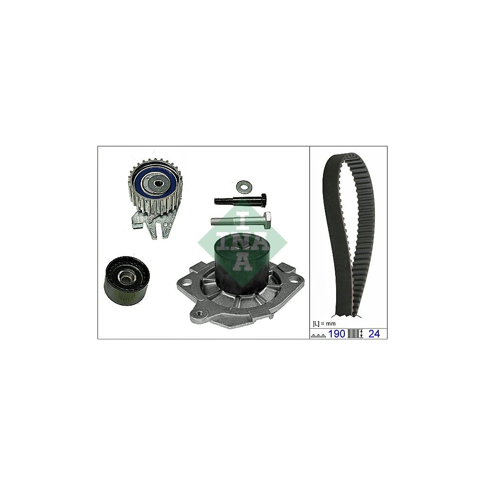 Wasserpumpe + Zahnriemensatz INA 530 0622 30 für ALFA ROMEO FIAT LANCIA