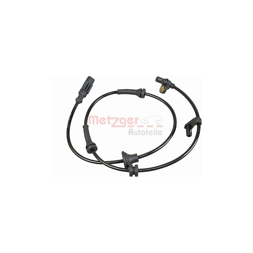 Sensor, Raddrehzahl METZGER 0900250 für TOYOTA CITROËN/PEUGEOT, Hinterachse