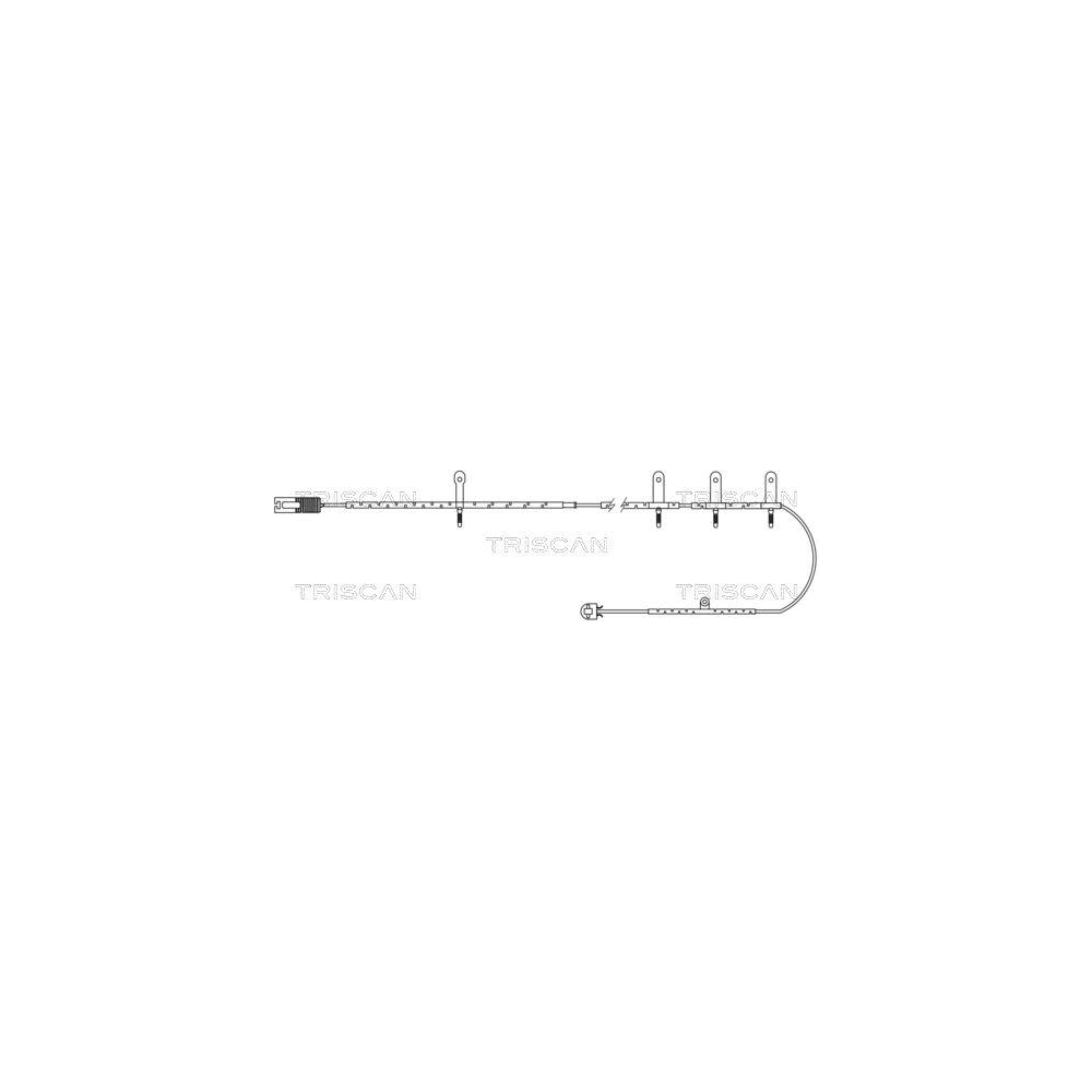 Warnkontakt, Bremsbelagverschleiß TRISCAN 8115 17004 für MINI, Hinterachse