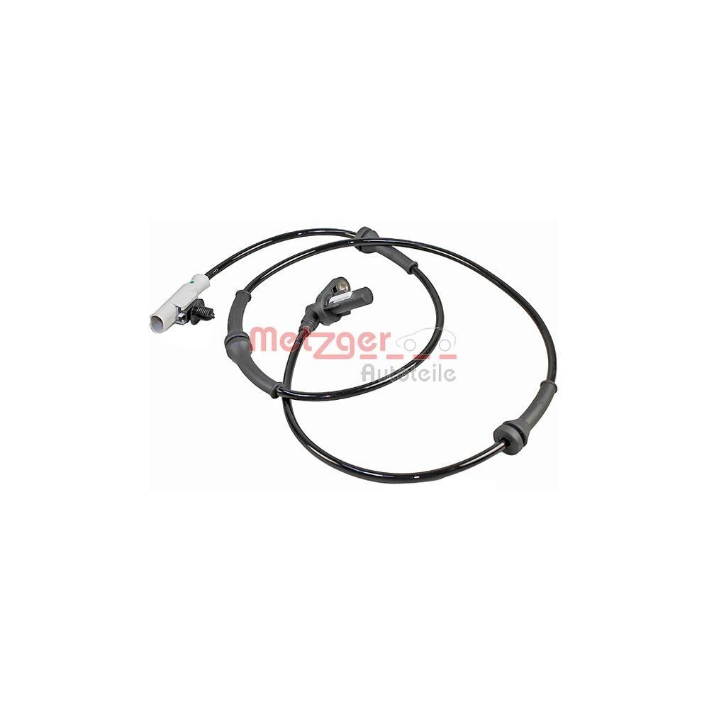 Sensor, Raddrehzahl METZGER 09001031 für LAND ROVER, Vorderachse