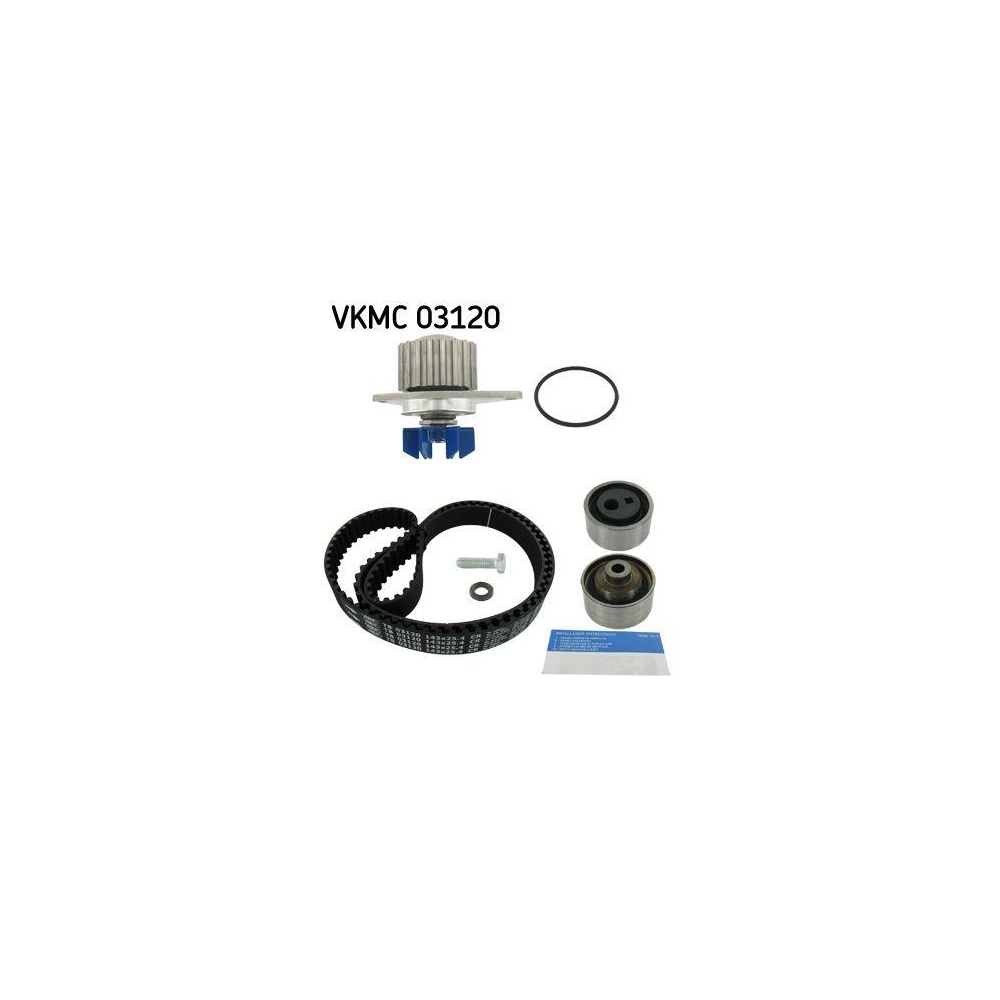 Wasserpumpe + Zahnriemensatz SKF VKMC 03120 für AUDI CITROËN FIAT LANCIA NISSAN