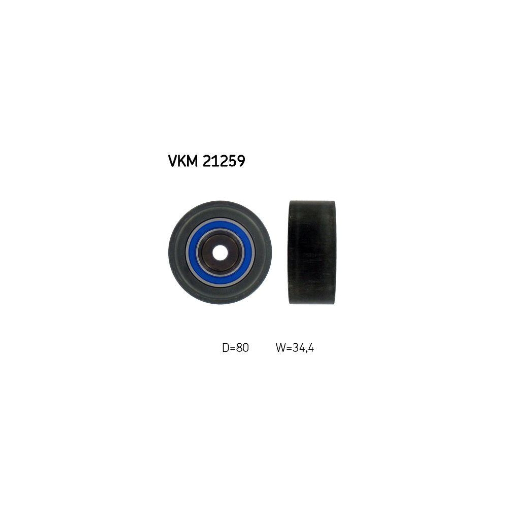 Umlenk-/Führungsrolle, Zahnriemen SKF VKM 21259 für AUDI SEAT SKODA VW, rechts