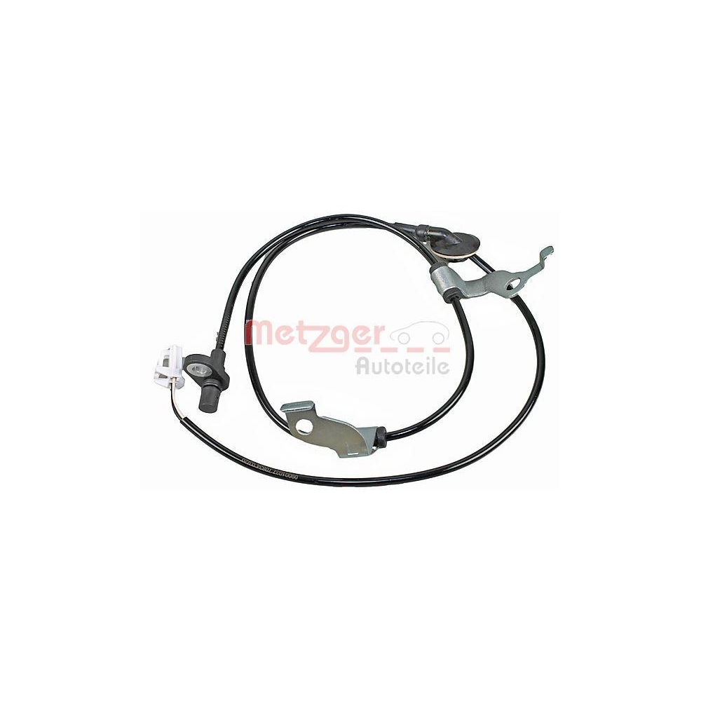 Sensor, Raddrehzahl METZGER 09001037 für MAZDA, Hinterachse links