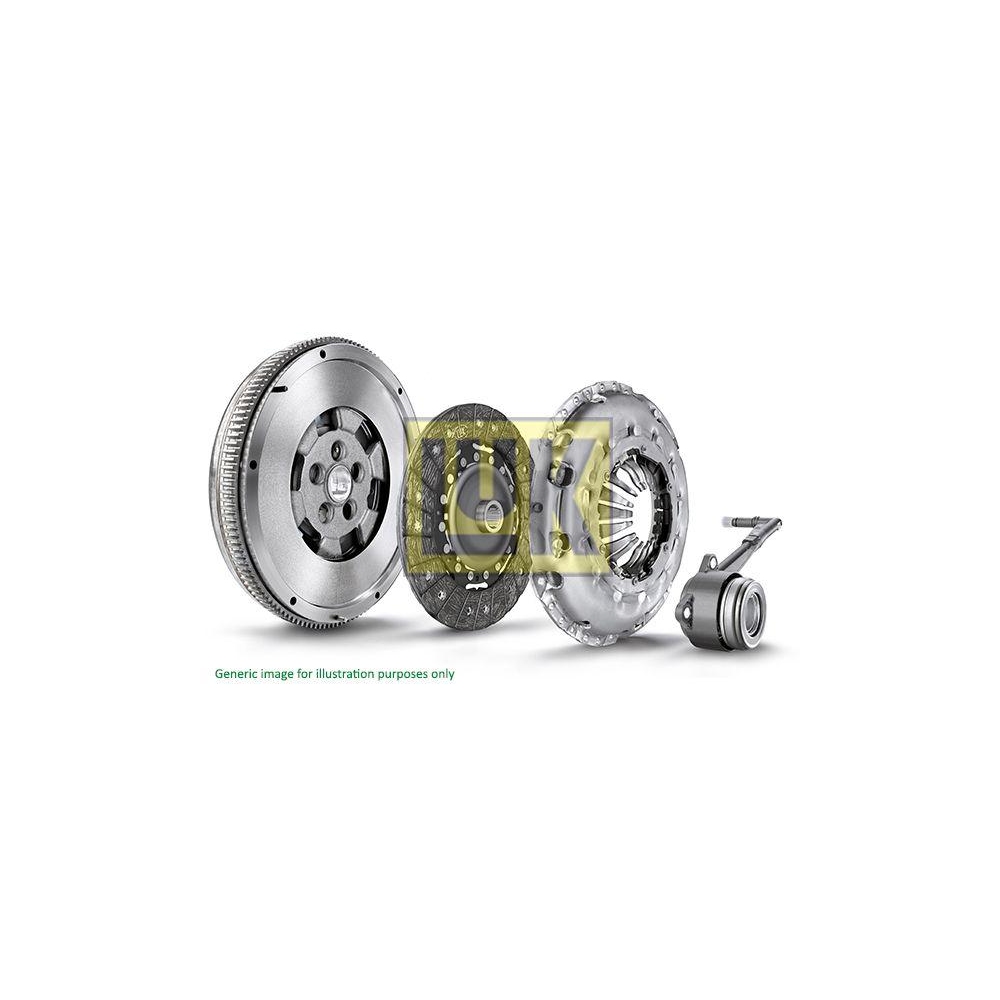 Kupplungssatz LuK 600 0171 00 LuK RepSet DMF für FORD