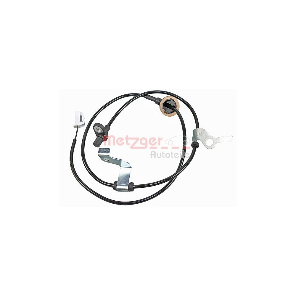 Sensor, Raddrehzahl METZGER 09001038 für MAZDA, Hinterachse rechts