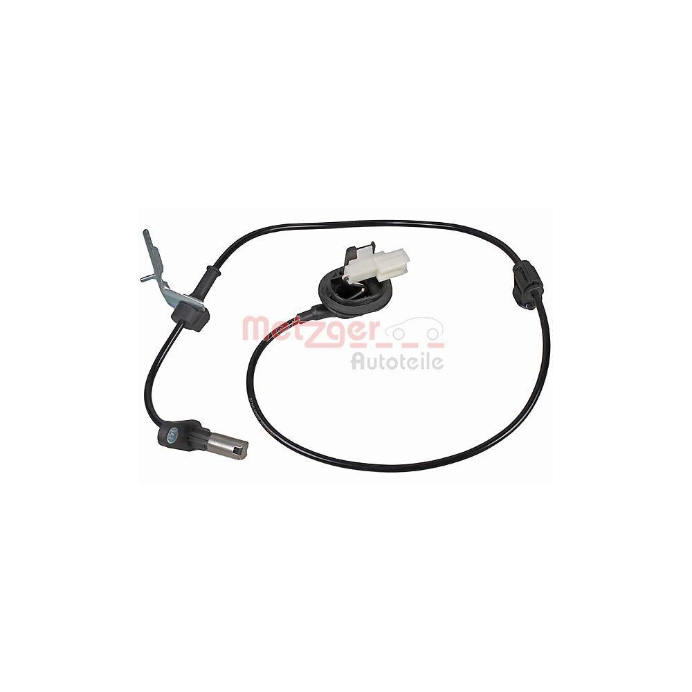 Sensor, Raddrehzahl METZGER 09001039 für MAZDA, Hinterachse